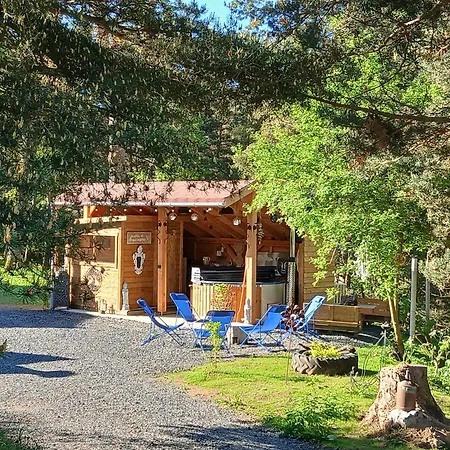 Luxury tent L'o Re Des Bois, Insolite Clair De Lune, Bain Norvegien, Sauna, Kota Laussonne