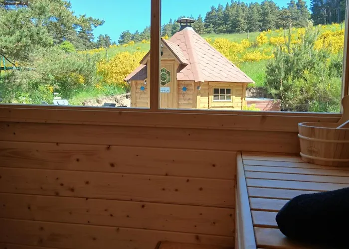 Luxusní stan L'o Re Des Bois, Insolite Clair De Lune, Bain Norvegien, Sauna, Kota *